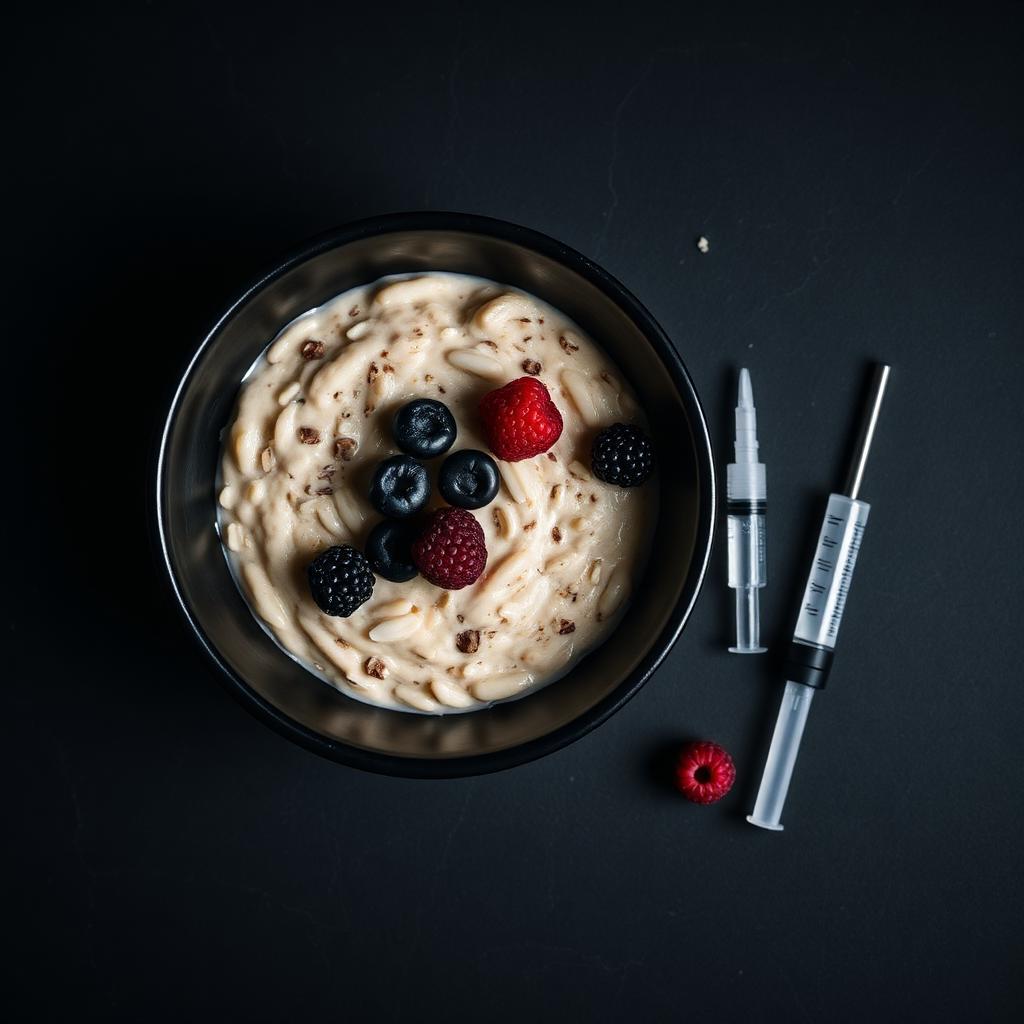 40g protein overnight oats — the exact recipe that keeps me full on 0.5mg.
